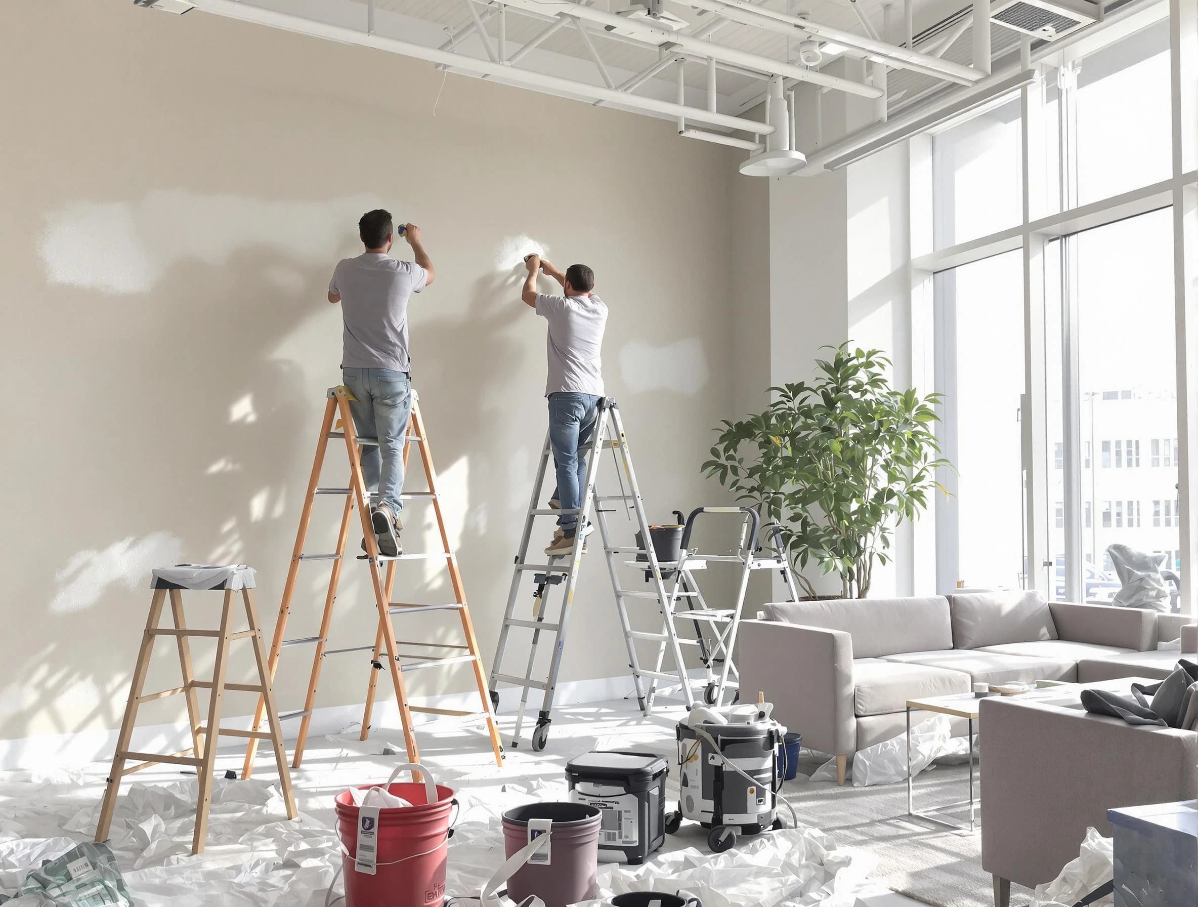 Strongsville House Painters delivering commercial painting services in Strongsville, OH